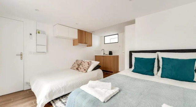 Студия 135 Suite Franck, Great 1 BDR APT, center of Paris
