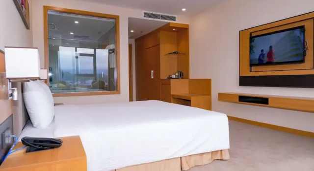 Двухместный номер Deluxe с видом на город Mường Thanh Luxury Điện Biên