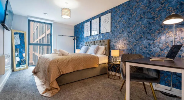 MAEVELA Apartments - ULTRA High-End New Build Apartment ✪ City Centre, Digbeth ✓ With JULIET BALCONY - ROOFTOP TERRACE - PS4 & Smart TV's, Забронировать Апартаменты/квартира Апартаменты Бирмингема, рядом с Бирмингемский городской университет, Апартаменты/квартира