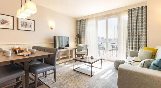 Апартаменты Дуплекс с 2 комнатами Résidence Pierre & Vacances Premium PresquIle de la Touques