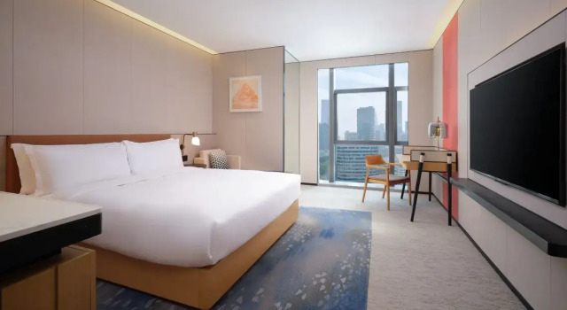 Двухместный номер Premier с видом на город The Mercury Garden Shenzhen Nanshan, A Tribute Portfolio™ Hotel