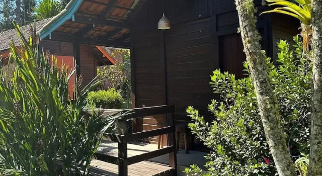 Семейное шале с видом на сад Pousada Jardim da Luz
