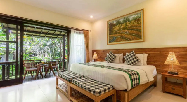 Двухместный номер Standard с балконом Meruhdani Boutique Hotel Ubud