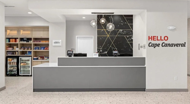 TownePlace Suites by Marriott Cape Canaveral, Забронировать Отель Отели Кейп-Канаверал 3 звезды, рядом с Victory Casino Cruises, 3*