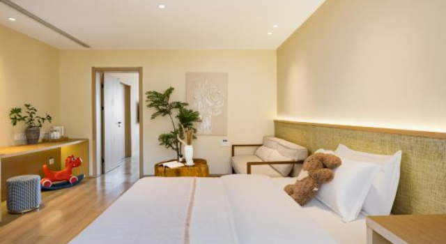 Семейный люкс oceanfront Sanmengji Ocean View Garden Resort Hotel (Xixiakou Zoo Branch)
