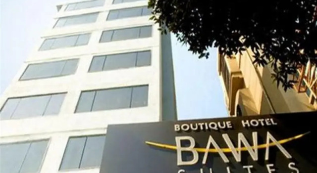 Кровать в общем номере Hotel Bawa Suites Bandra