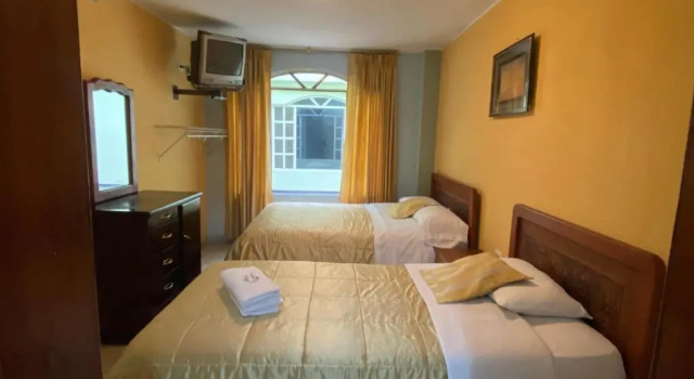 Трёхместный номер Standard с балконом и с красивым видом из окна Hostal Grand Rio