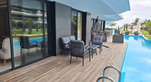 Апартаменты с 2 комнатами с видом на сад Kololi Sands Apartments