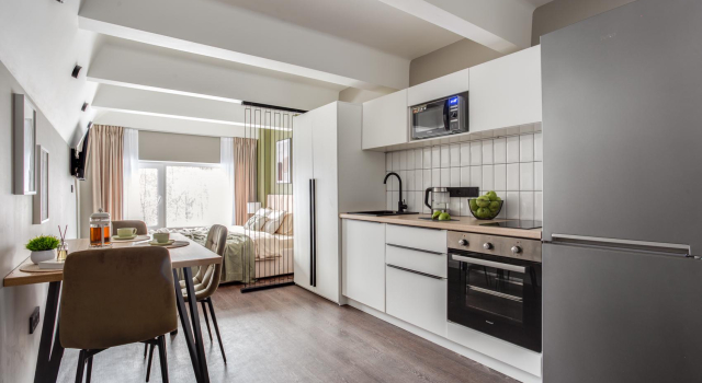 Apartments on Chertanovskaya, Book Lejlighed Hoteller i UAO Area med parkering, Parkering