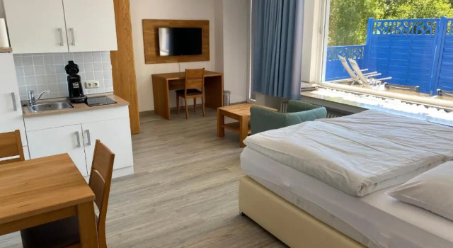 Апартаменты с балконом Gästehaus Schewe