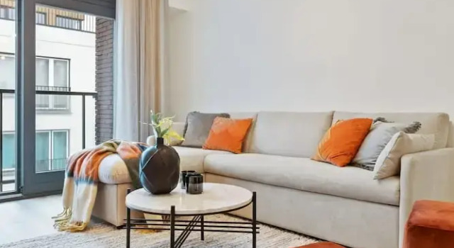 Fully equipped apartment with lateral sea view, Prenota Appartamento Blankenberge 