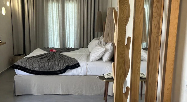 Номер Premium с балконом и с видом на море Panormos Village Seaside Resort