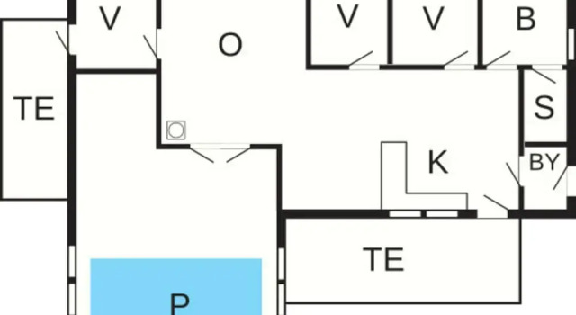 8 Person Holiday Home in Farso-by Traum, Забронировать Отель Отели Ertebølle с бассейном, Бассейн