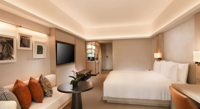 Двухместный номер Premium с балконом Отель Conrad Singapore Orchard