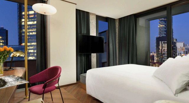 Двухместный номер View Premium Milano Verticale | UNA Esperienze | Preferred Hotels and Resorts
