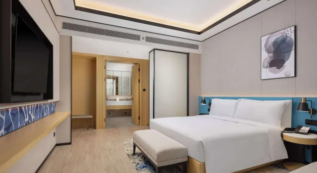 Двухместный люкс Deluxe Hilton Garden Inn Zhoukou Huaiyang