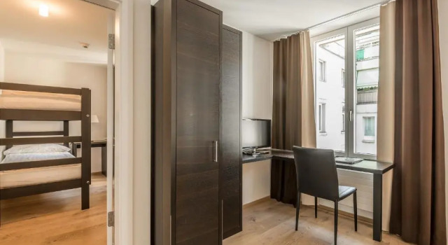 Четырёхместный номер Hotel Alpina Luzern