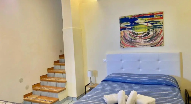 Двухместный люкс с балконом и с видом на море Il Viaggiatore Gaeta Medievale B&B