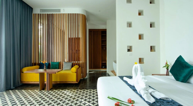 Двухместный номер Deluxe с красивым видом из окна K.K Inn Boutique Siem Reap