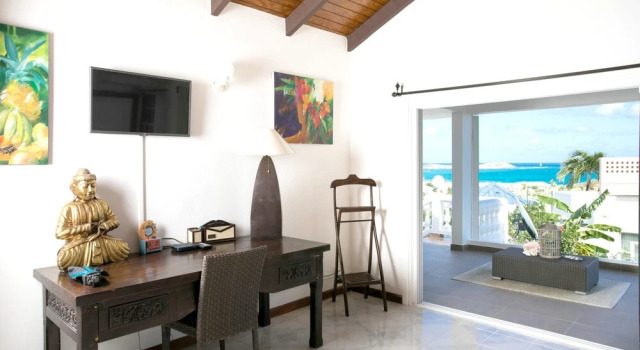 Villa With 5 Bedrooms in Saint Martin, With Wonderful sea View, Private Pool and Terrace