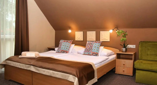 Четырёхместный номер Superior ALFA Hotel & Wellness Miskolctapolca