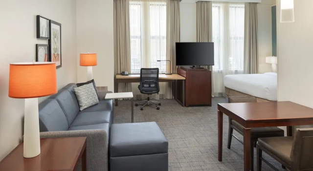 Номер Standard c 1 комнатой Residence Inn Savannah Downtown Historic District