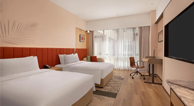 Двухместный номер Deluxe Hilton Garden Inn Maoming Xinyi