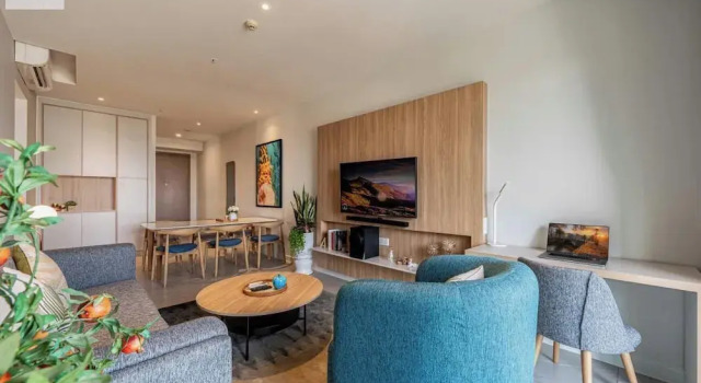 Апартаменты Deluxe с 3 комнатами с видом на город Zenity Signature Residence SaiGon
