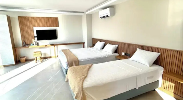 Двухместный номер Luxury с видом на море Lyxos Hotel