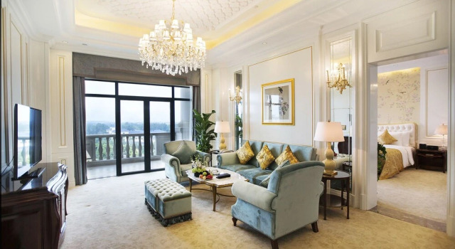 Люкс Deluxe с балконом Hengda Hotel Nanjing