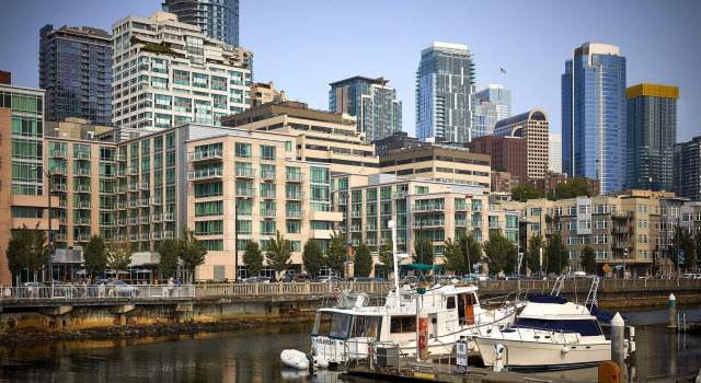 Номер Standard с частичным видом Seattle Marriott Waterfront