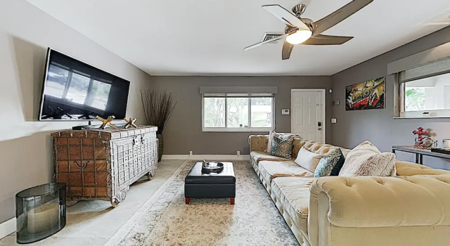 Beach Haven W/ Waterfront Saltwater Pool & Dock 2 Bedroom Home