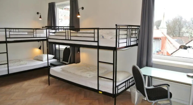 Кровать в общем номере City Hostel Bergen