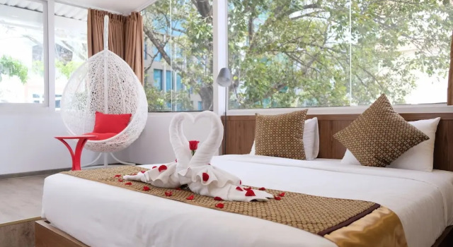 Семейный номер Standard Пентхаус с балконом The Umi Hotel