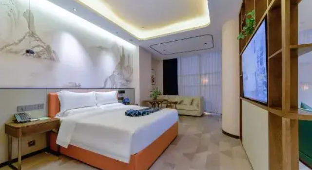 Люкс Deluxe Hui Wenyuan Hotel (Taiyuan South High-speed Railway Station Wusu Airport)
