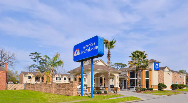 Кровать в общем номере Americas Best Value Inn Medical Center Downtown