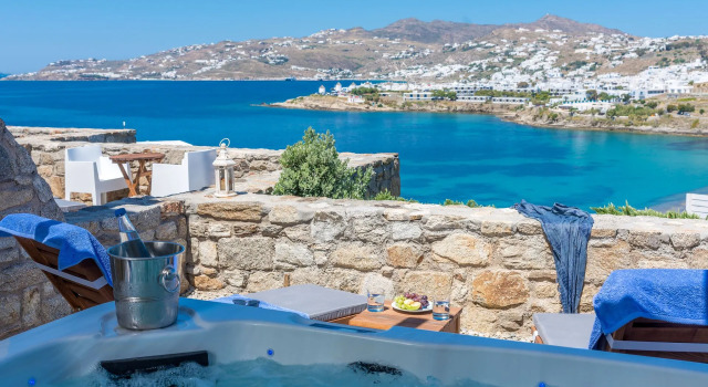 Номер Standard с видом на море Cape Mykonos
