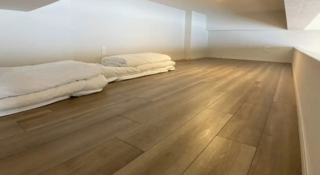 Кровать в общем номере Hotel Tomas Asahibashi Station