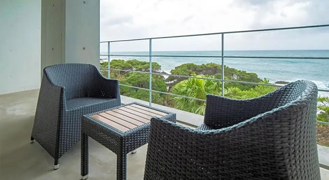 Двухместный номер Deluxe с видом на море THE HOTEL YAKUSHIMA ocean & forest