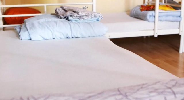 Кровать в общем номере Ruta 80 Hostel
