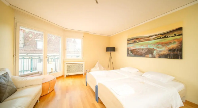 Апартаменты с 3 комнатами с балконом и с видом на горы Alpine Stunning Apartment in Montreux