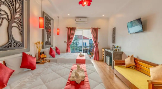 Двухместный номер Deluxe с видом на море Angkor Rithy Residence