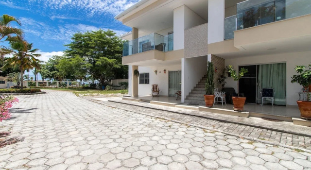 Апартаменты с балконом Condominium With Swimming Pool at Praia do Muta in Porto-ba - MUT