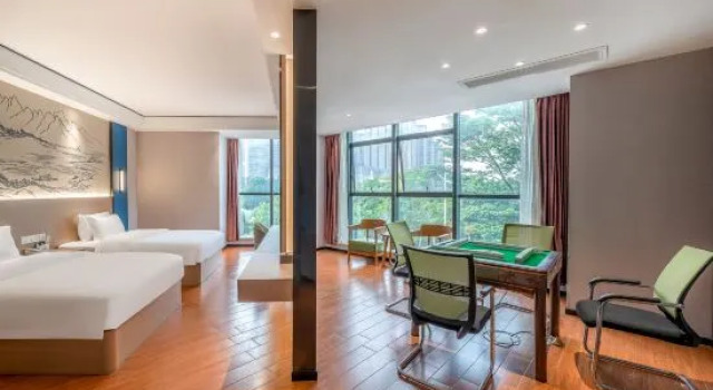 Люкс GreenTree Inn Hotel (Yulin Hongjin Market Yide Branch)
