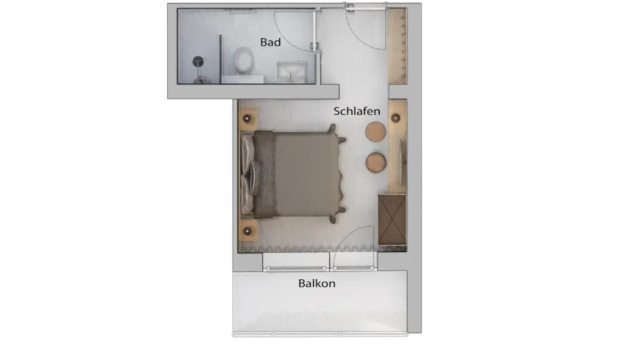 Двухместный номер Standard с балконом Haus Verwall