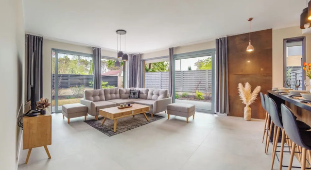 Апартаменты Apartamenty Par La Mer 4A oraz 4B tuż przy plaży
