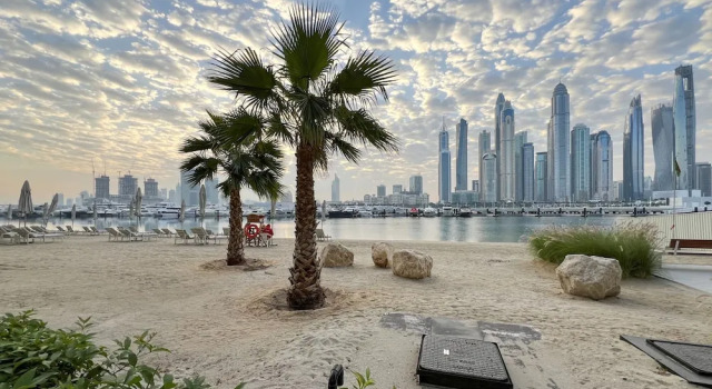 Апартаменты 2BR Emaar Beachfront Full Sea Skyline Views