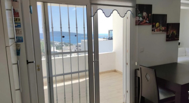 Flat 600 m to Beach with Sea View in Bodrum