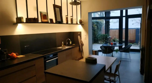 Апартаменты Le Palmier, Maison de ville, 3 chambres et jardin/terrasse