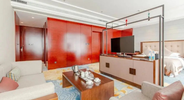 Двухместный номер Deluxe с видом на город Binhai Jinling International Hotel